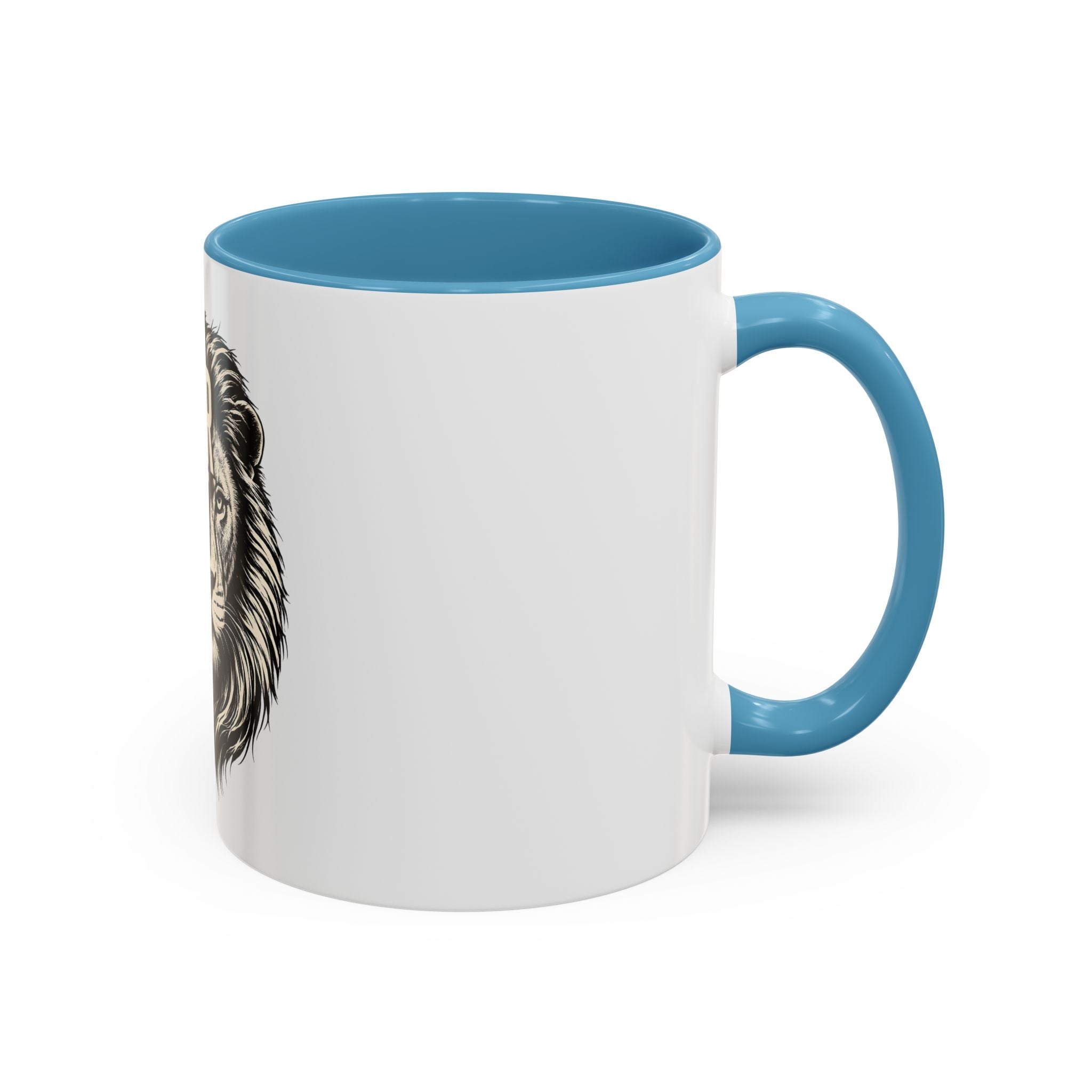 Power Doesn't Prove Itself Lion Coffee Mug — Motivational Accent Mug (11/15 oz)