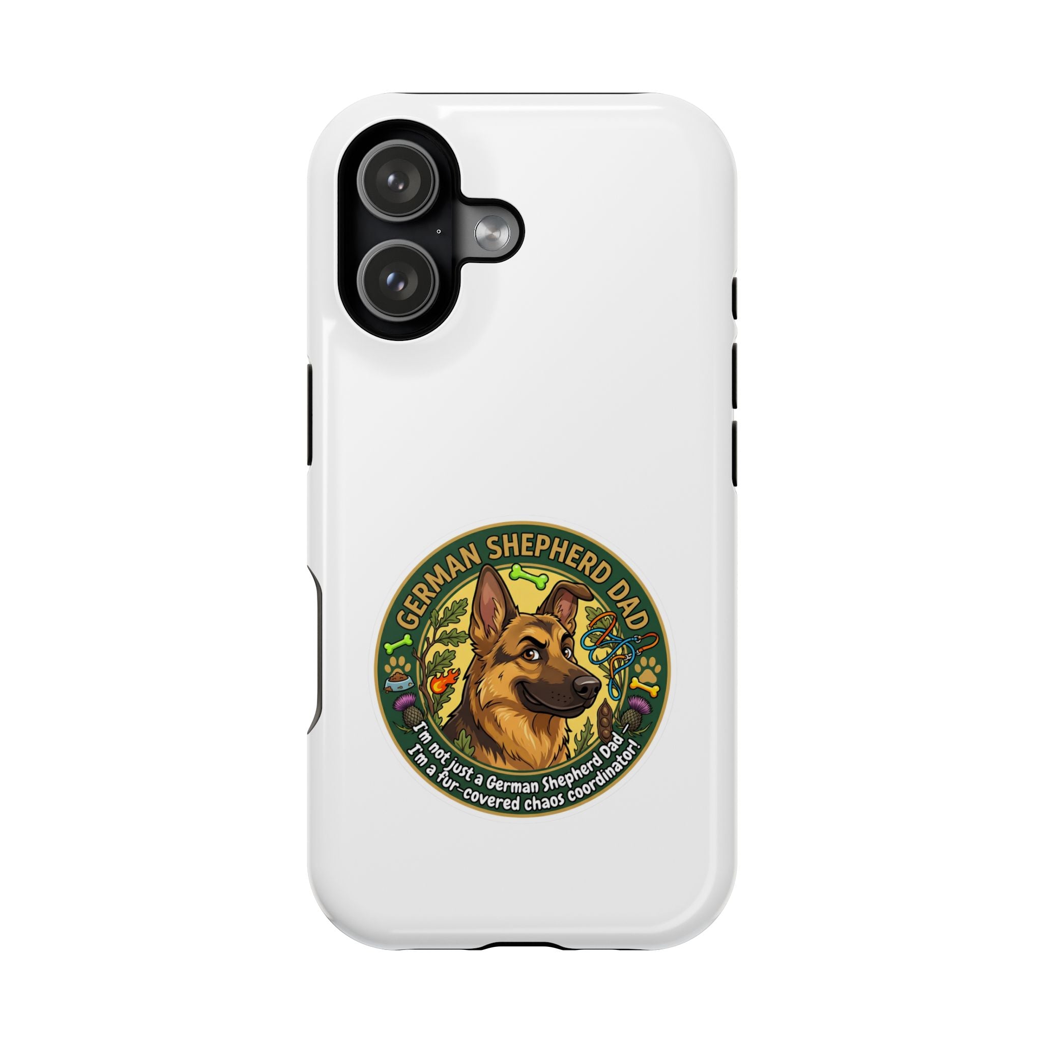 German Shepherd Dad Magnetic Impact-Resistant Phone Case