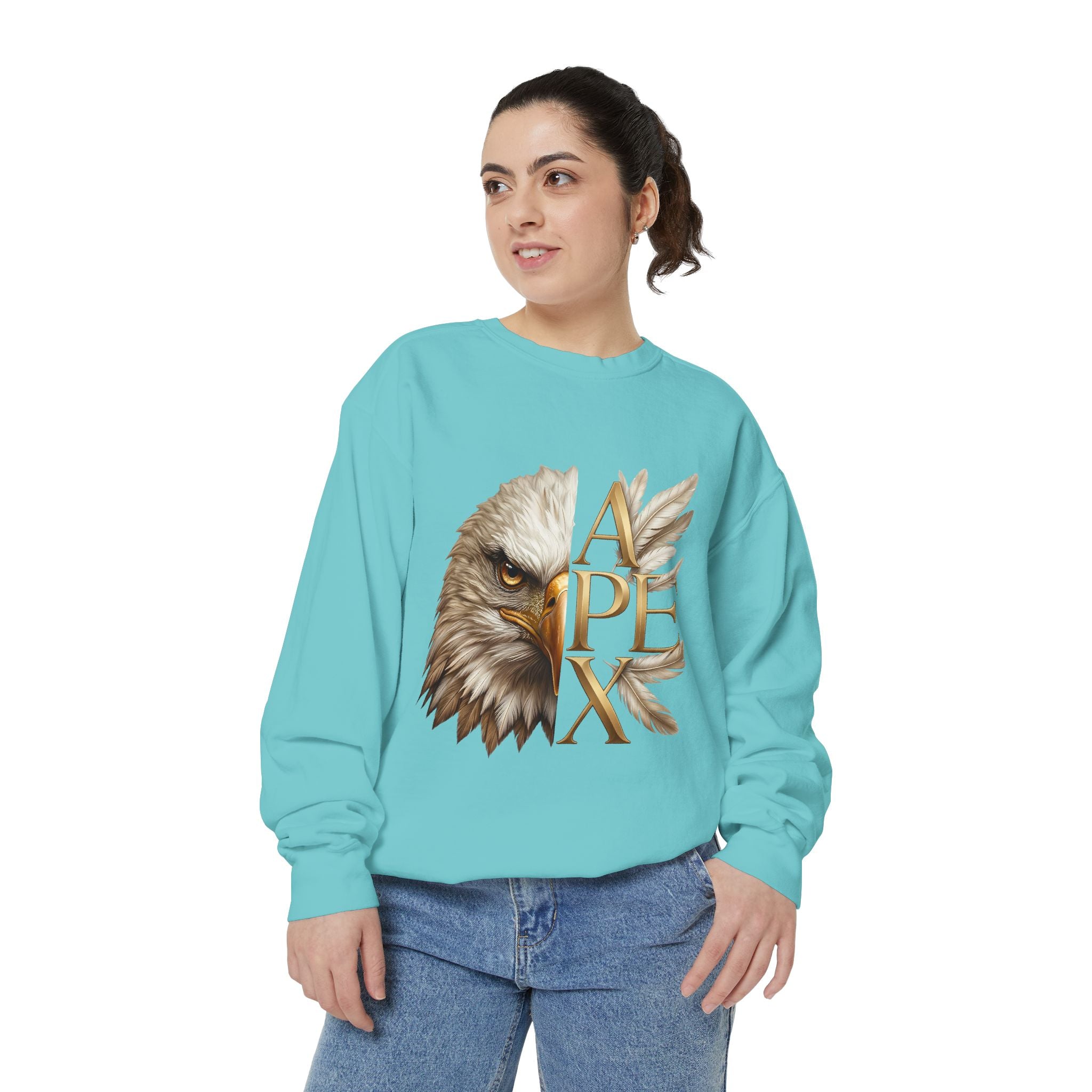 Eagle Apex Sweatshirt — Bold Patriotic Eagle Graphic Crewneck