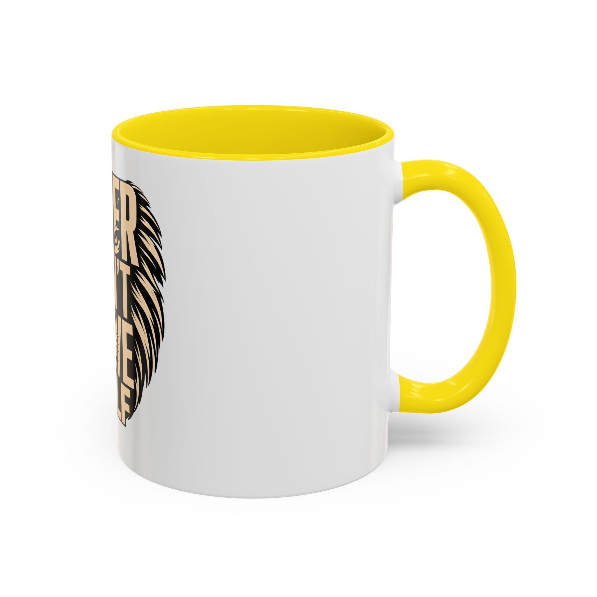 Power Doesn't Prove Itself Lion Accent Coffee Mug — Motivational 11/15oz