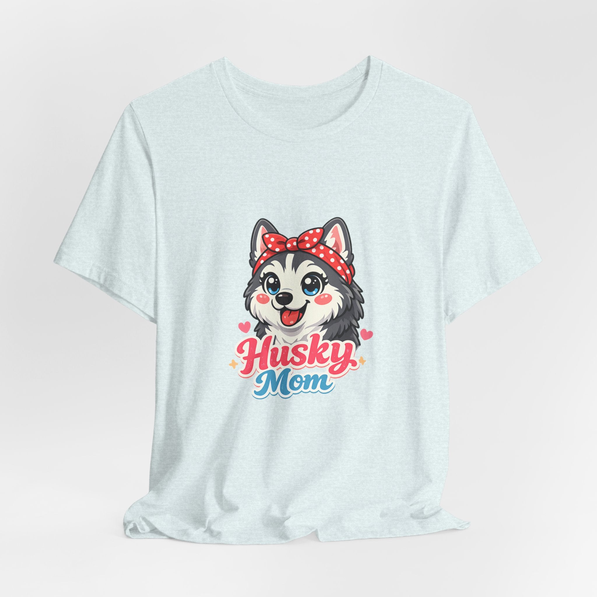 Husky Mom T-Shirt — Cute Cartoon Husky Mom Tee
