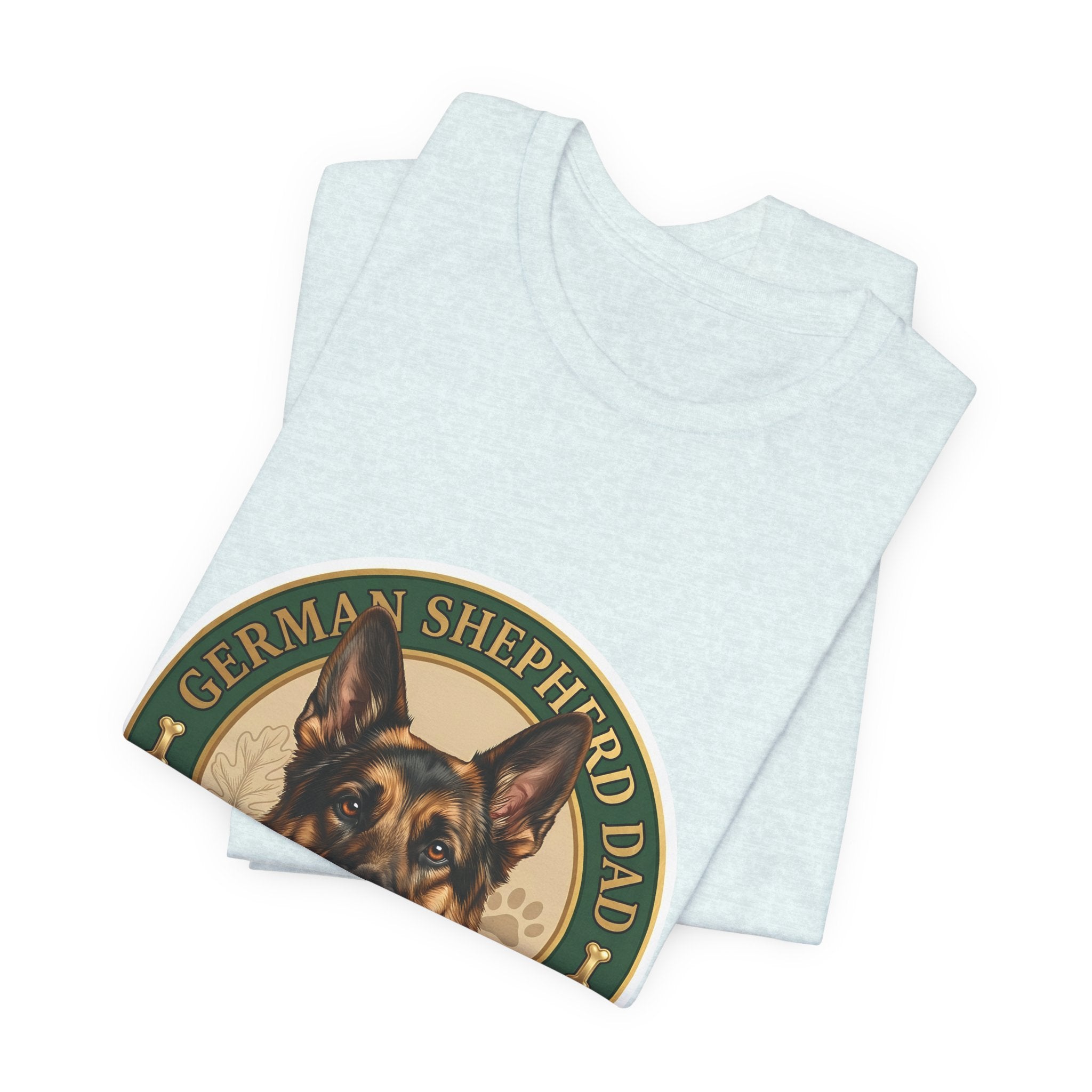 German Shepherd Dad T-Shirt — "Fur-Covered Chaos Coordinator" Dog Lover Tee