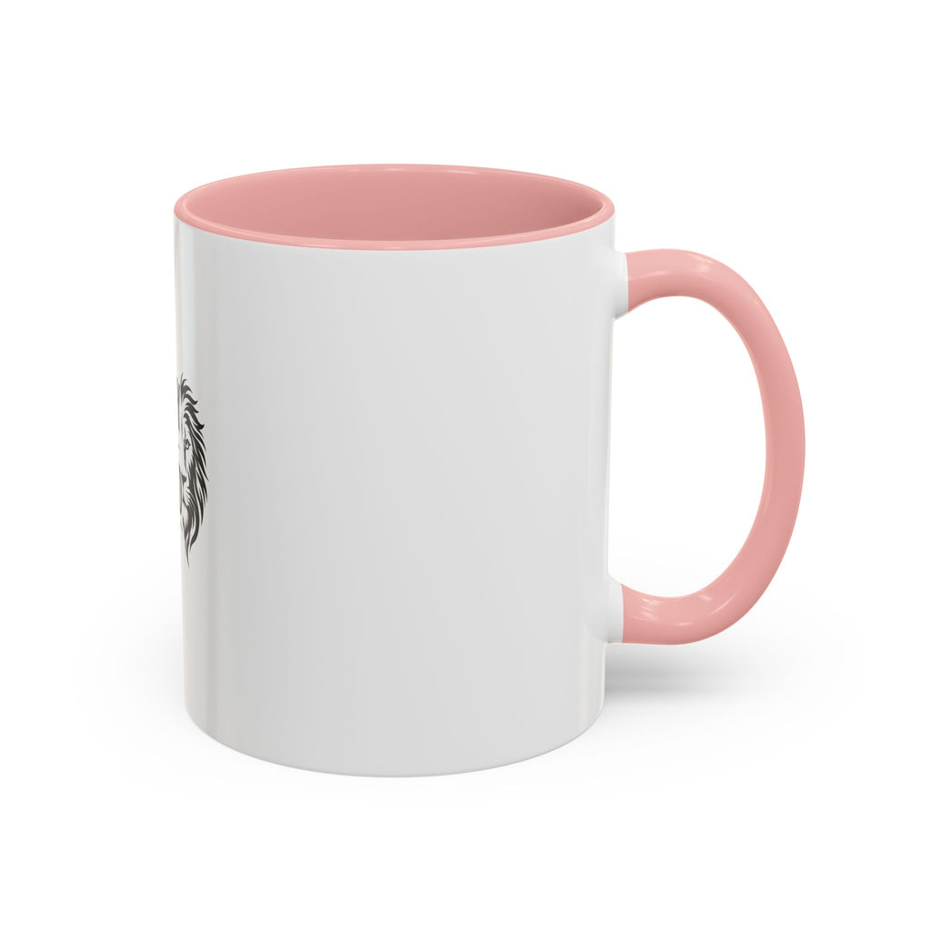 Energy Is Earned Coffee Mug — Motivational Lion Accent Mug (11/15oz)