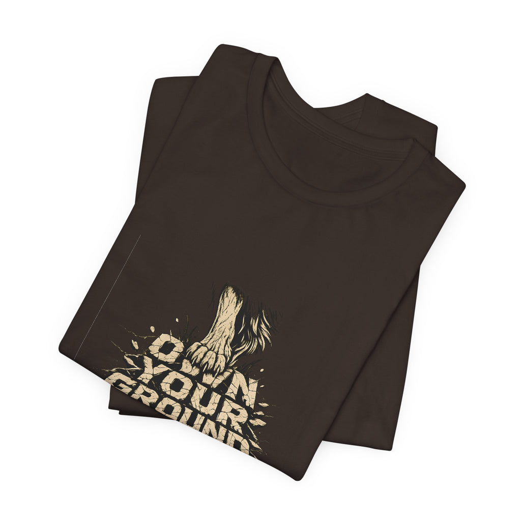 Own Your Ground T‑Shirt — Bold Eagle Graphic Tee