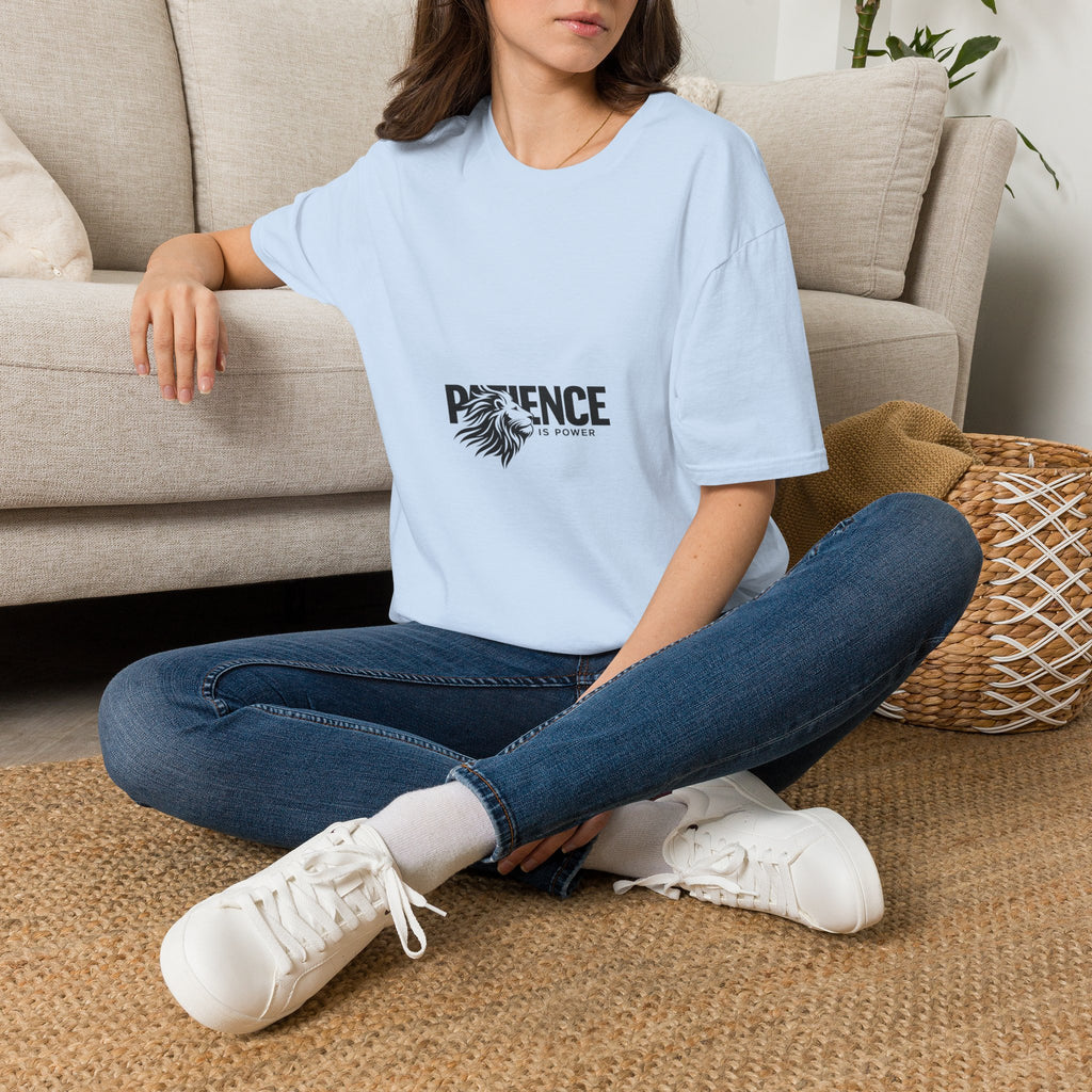 Patience Lion T-Shirt — Inspirational Graphic Tee