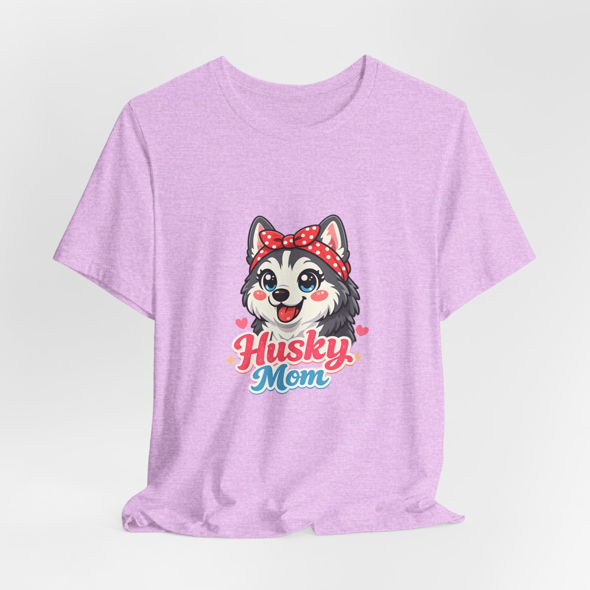 Husky Mom T-Shirt — Cute Cartoon Husky Mom Tee