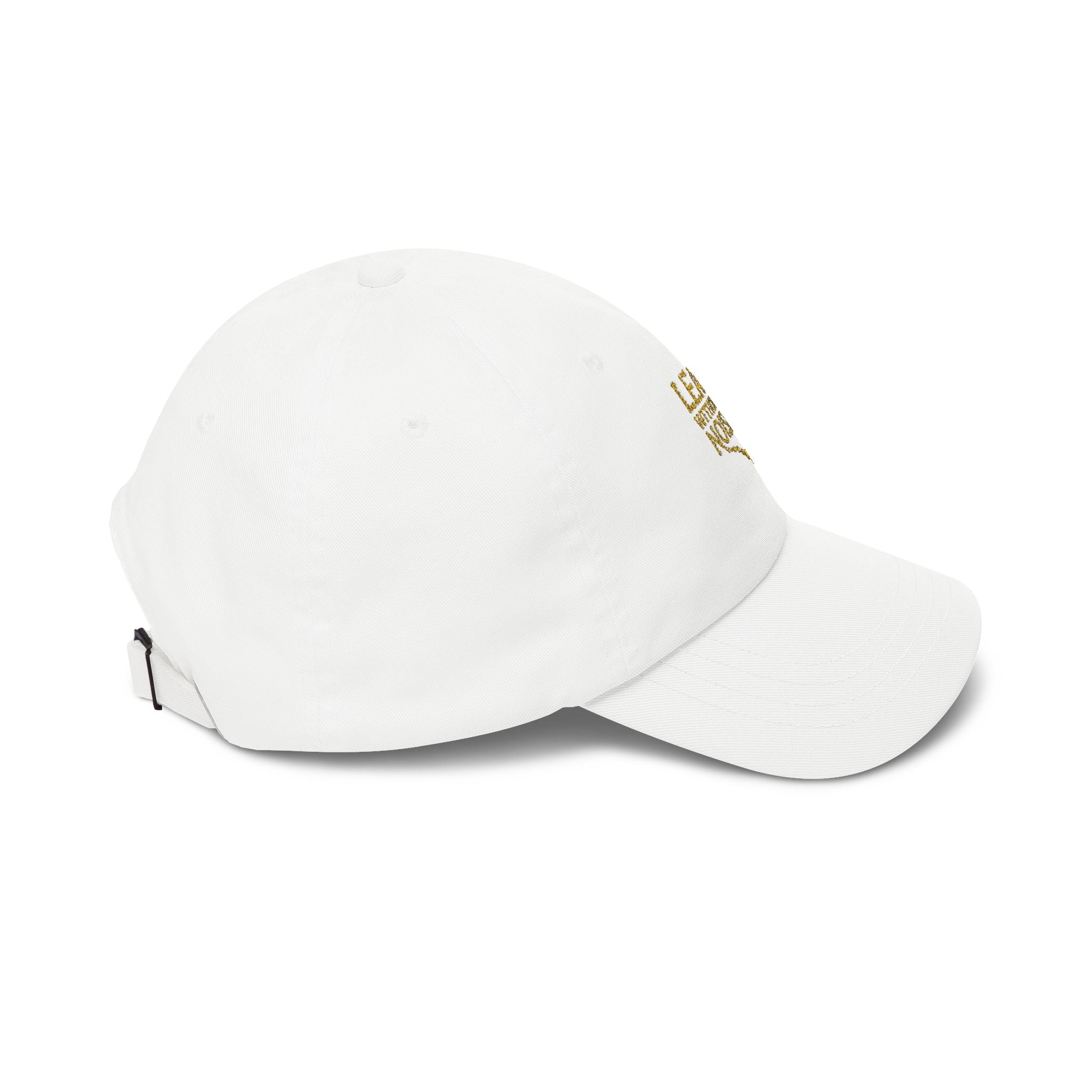 Dad Cap — "Lead Without Noise" Embroidered Casual Baseball Hat