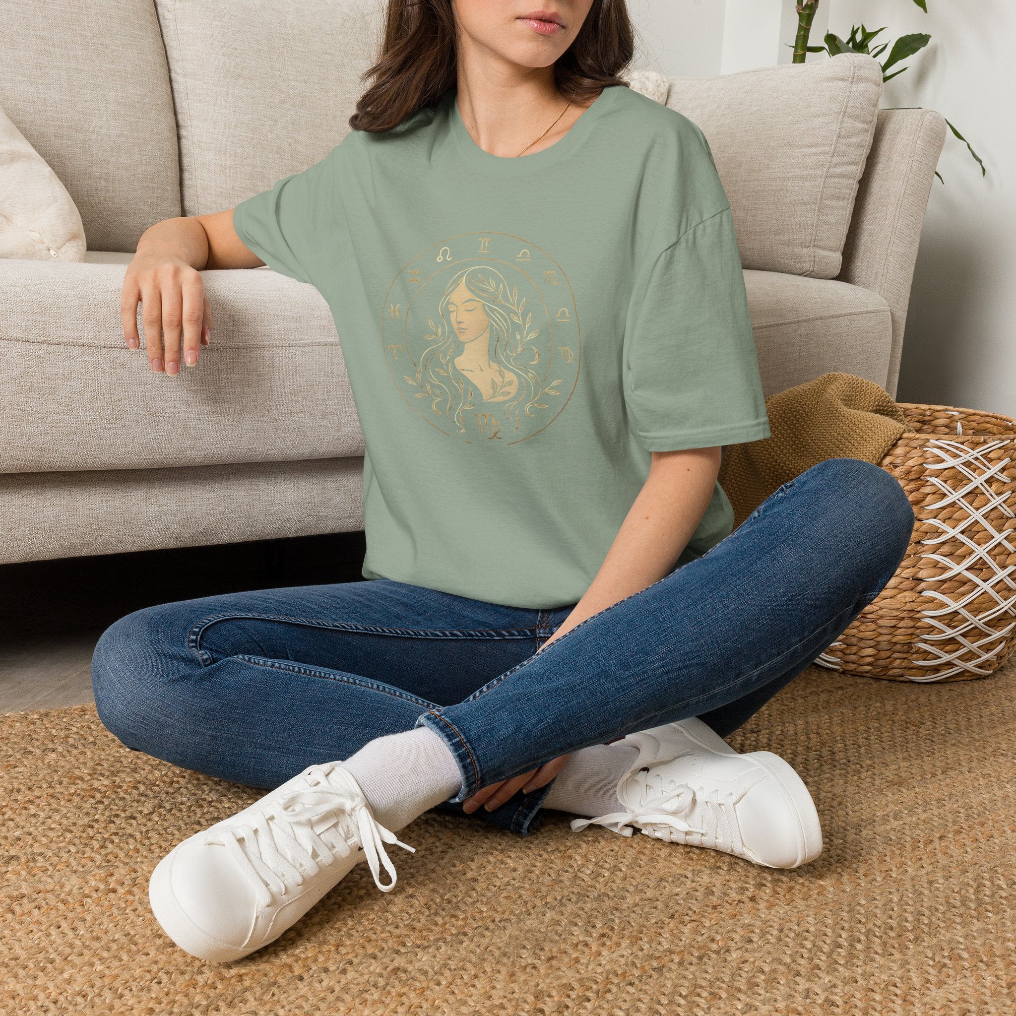 Zodiac Circle Illustration T-Shirt
