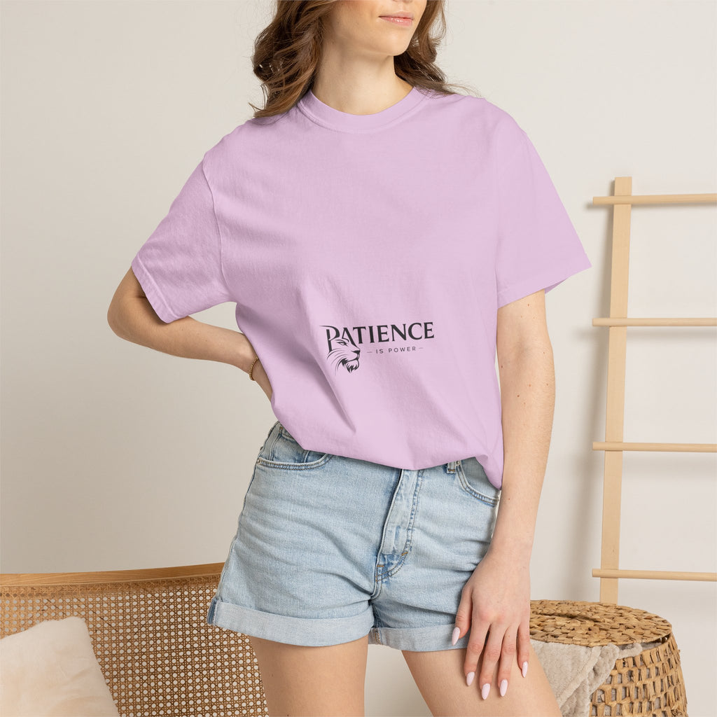 Patience Tee — Minimalist 'Patience' Graphic T-Shirt