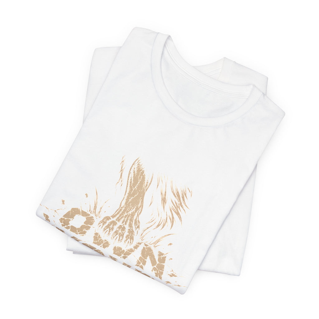 T‑Shirt — Own Your Ground Graphic Tee (Boot Print Design)