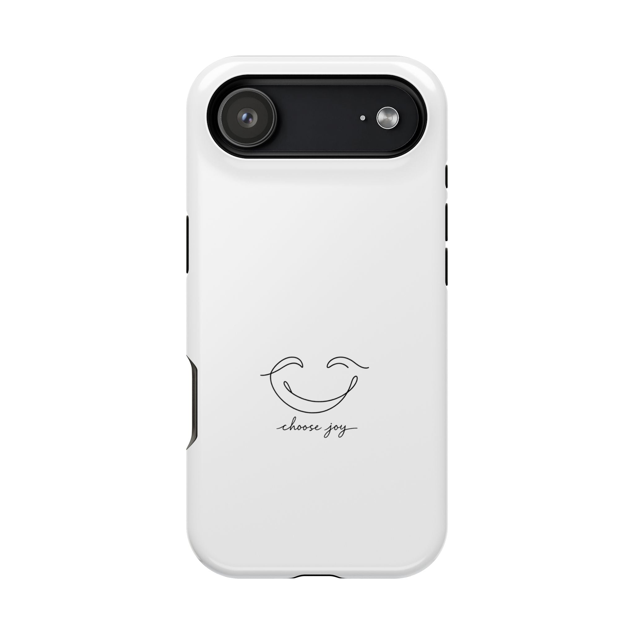 Phone Case — Minimal "Choose Joy" Magnetic Impact-Resistant Protective Case