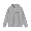 Patience Dove Hoodie — Minimal Inspirational Graphic Hooded Sweatshirt