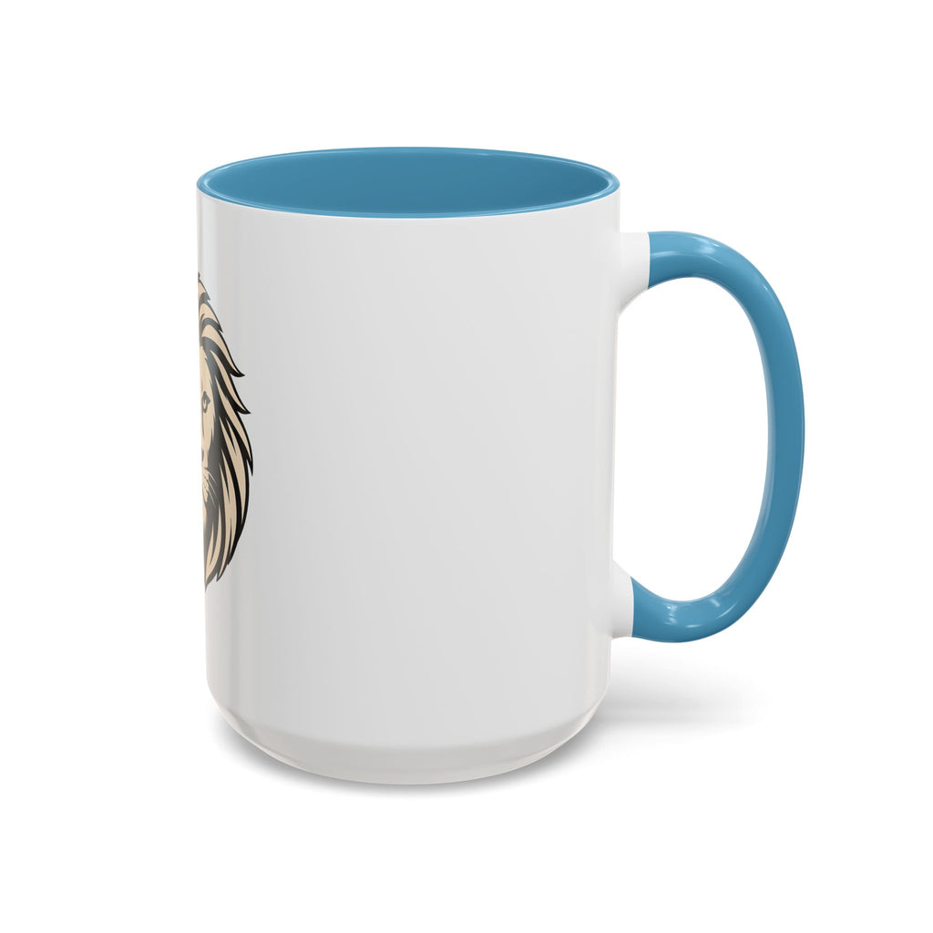Power Doesn't Prove Itself Lion Coffee Mug — Motivational Accent Mug (11/15 oz)