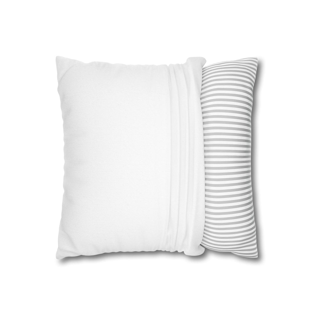 Tiger Face Decorative Pillowcase — 'Fierce' Split Design Spun Polyester Accent Pillow