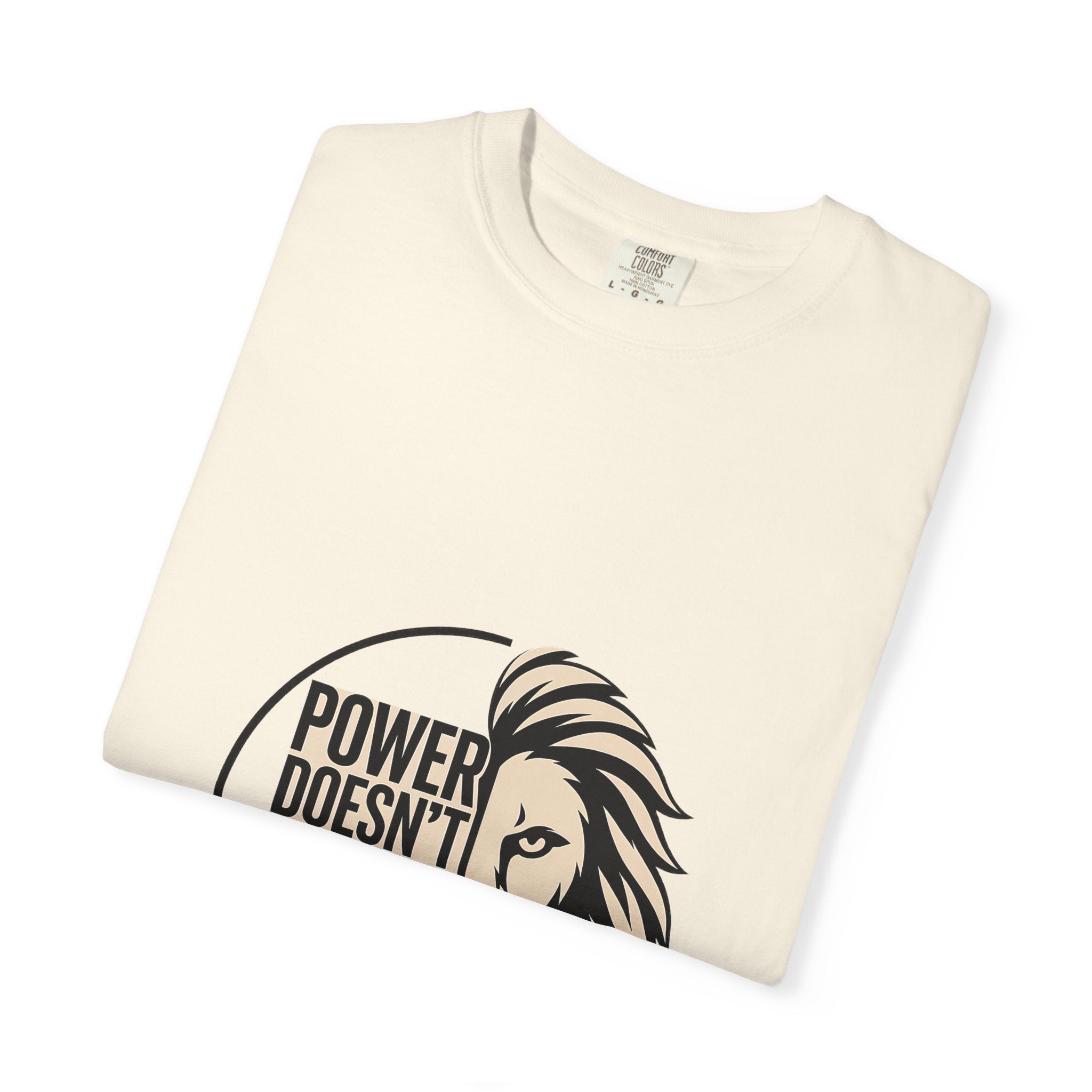 Power Doesn’t Prove Itself Lion T-Shirt