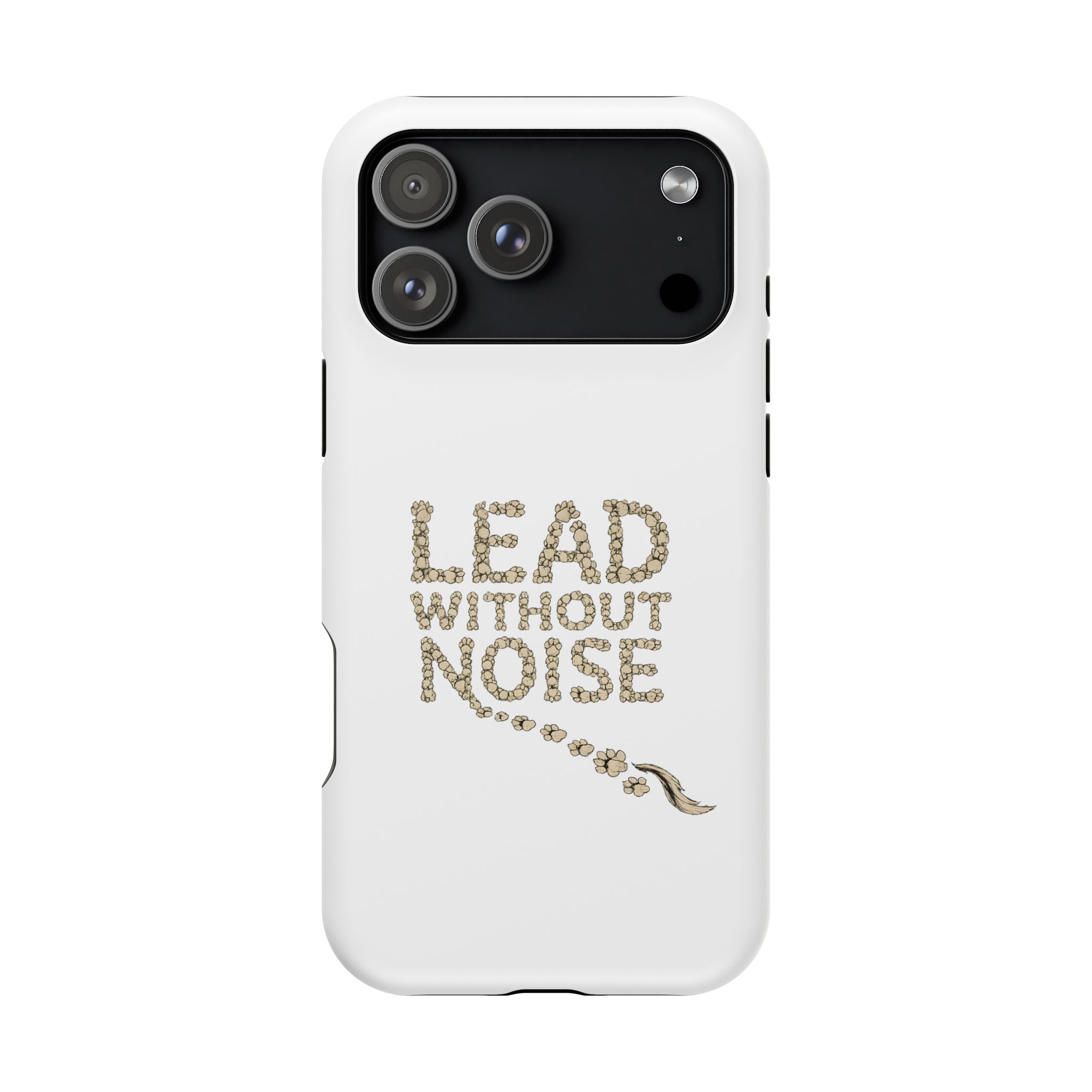 Phone Case — "Lead Without Noise" Minimalist Magnetic Impact-Resistant Case