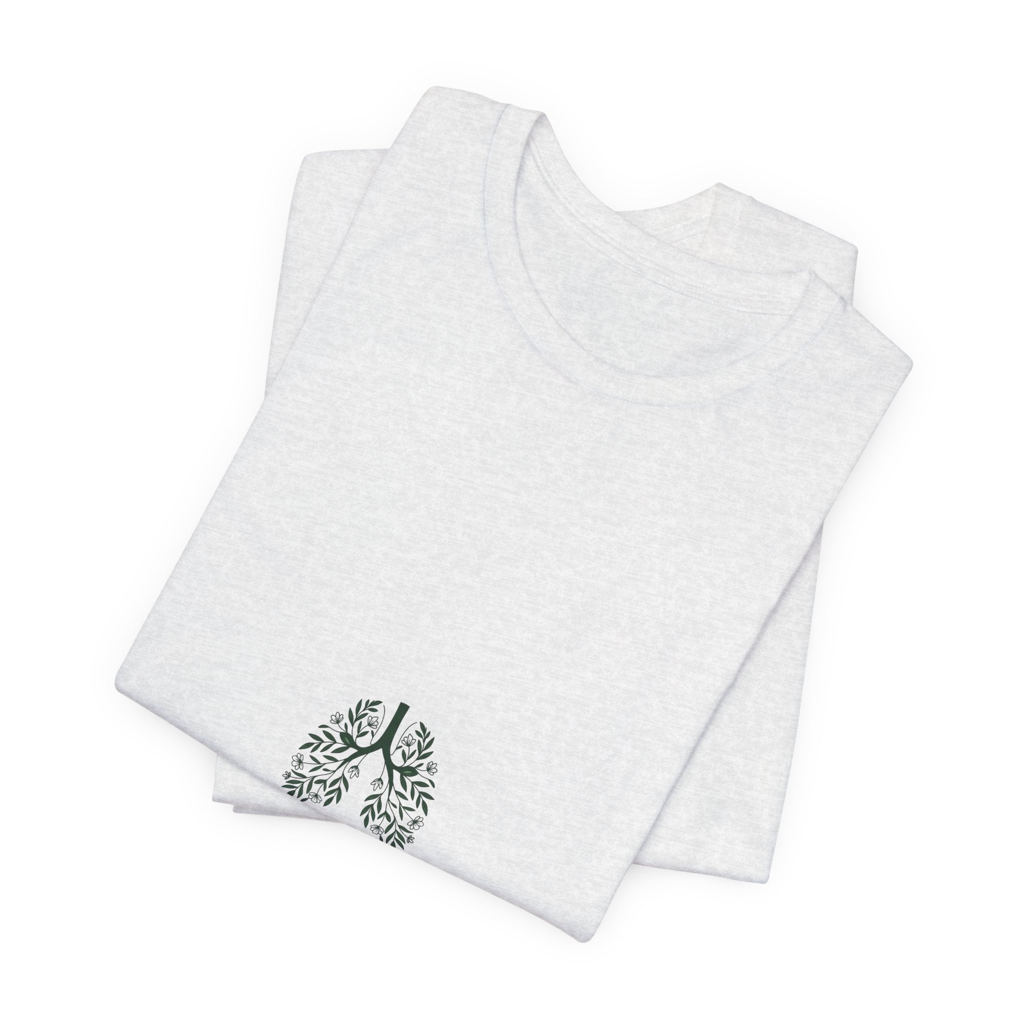 T-Shirt — 'Breathe Again' Botanical Lungs Tee