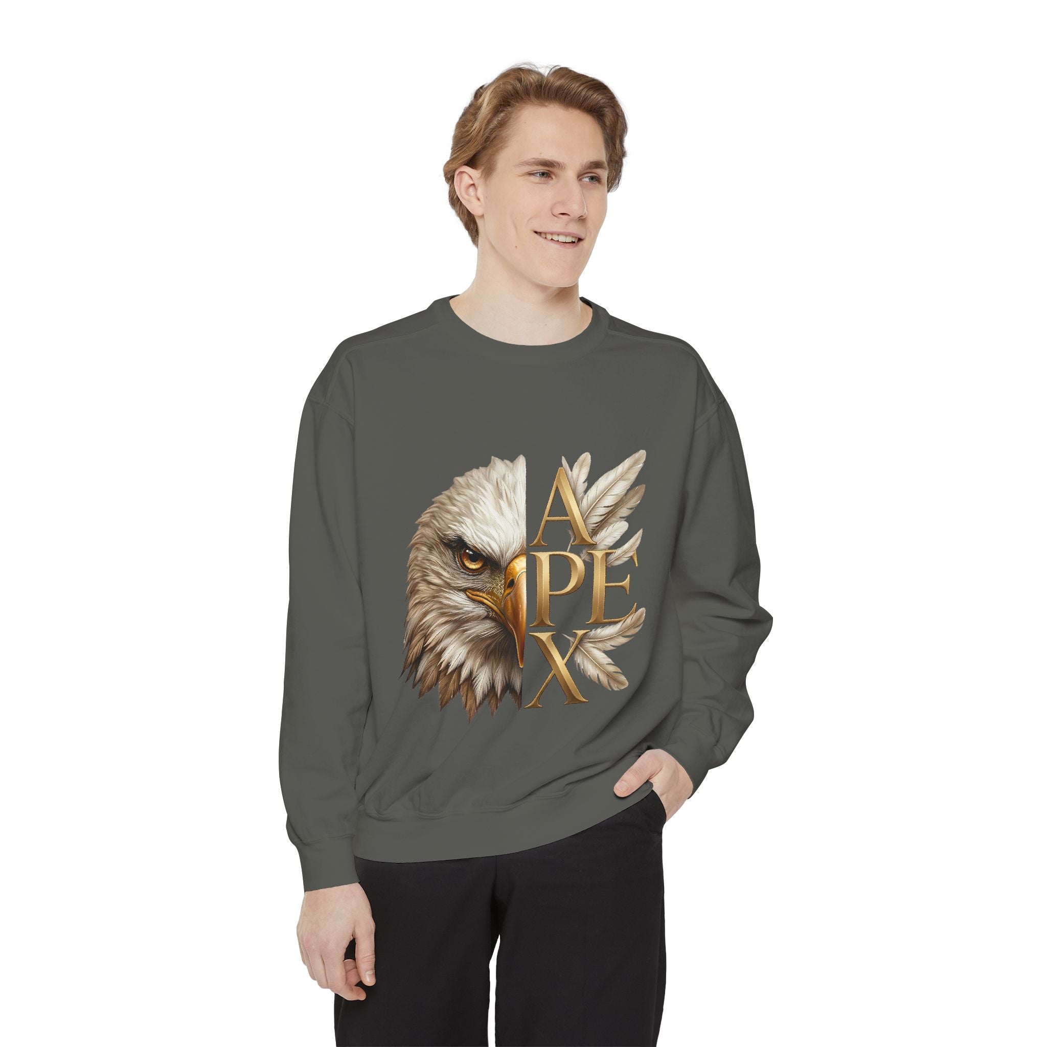 Eagle Apex Sweatshirt — Bold Patriotic Eagle Graphic Crewneck